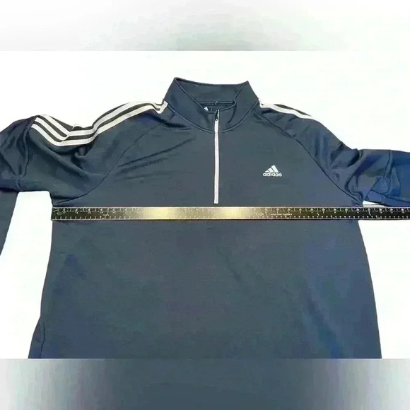 NWT- Men’s Adidas French Terry 1/4 Zip Pullover - Picture 4 of 9